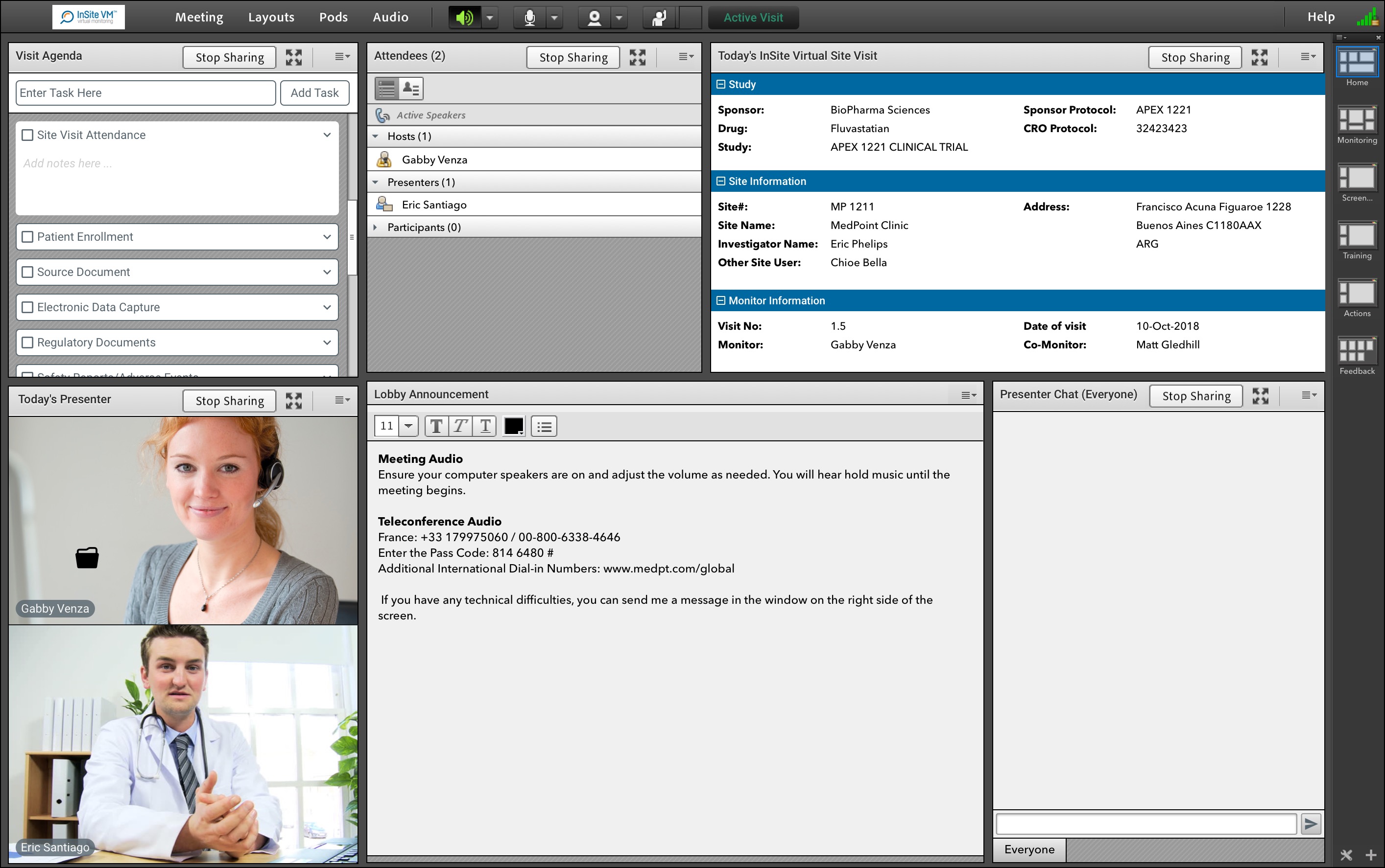 Adobe Connect Interactive PODs — 1.2.Home Layout Active
