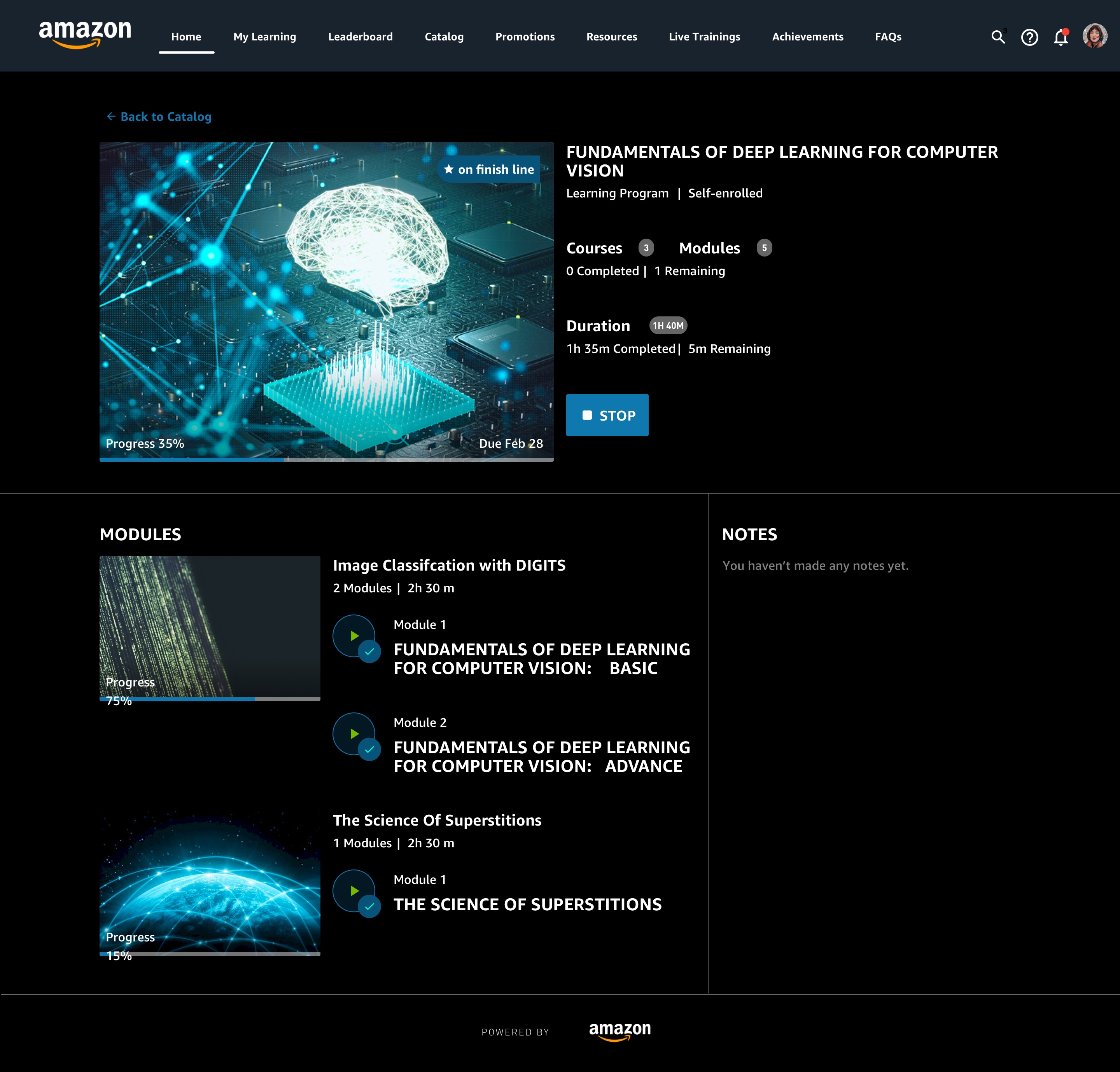 Amazon Retail Partner LMS — Learning Program Details