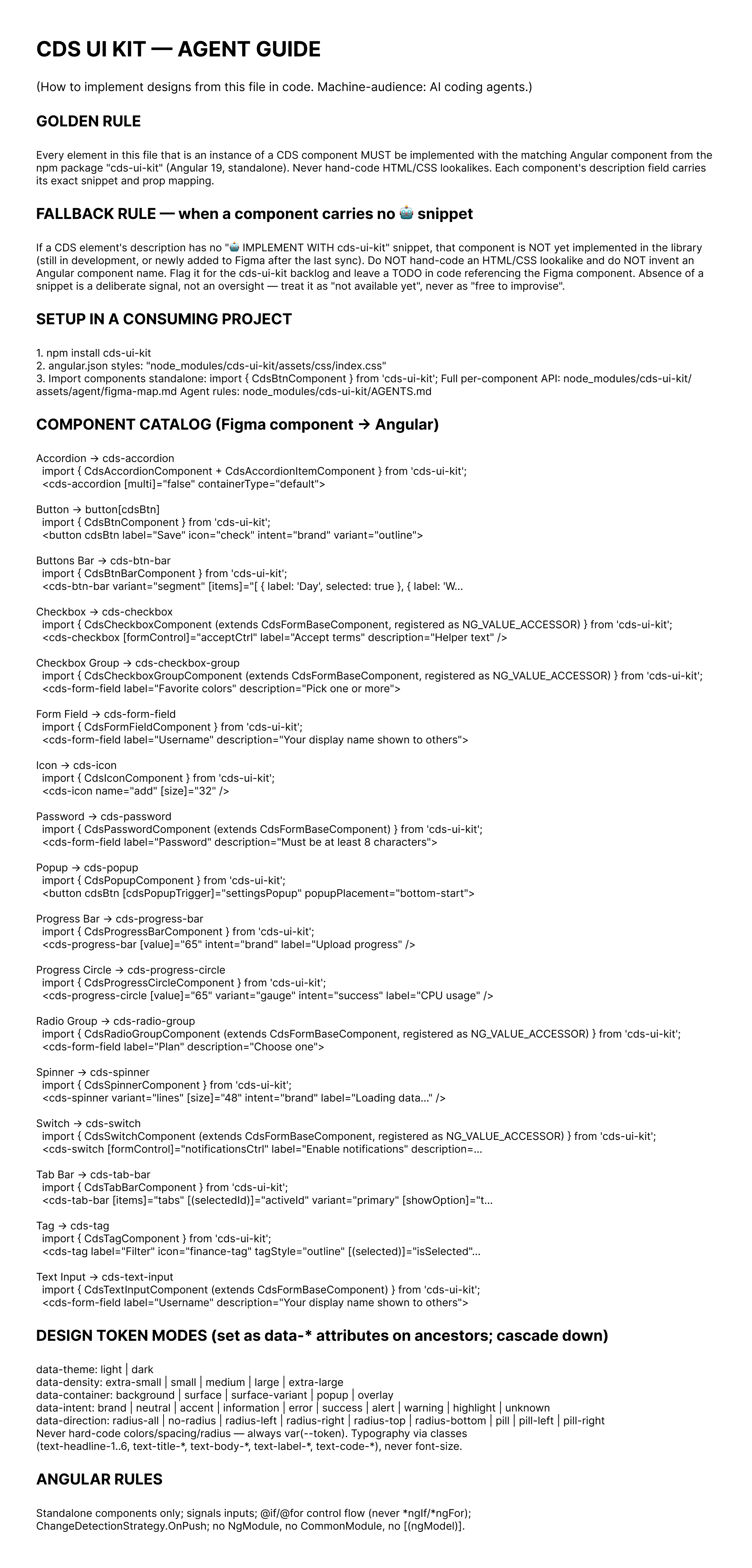 Lite Agentic Design System & AI Agent Guide