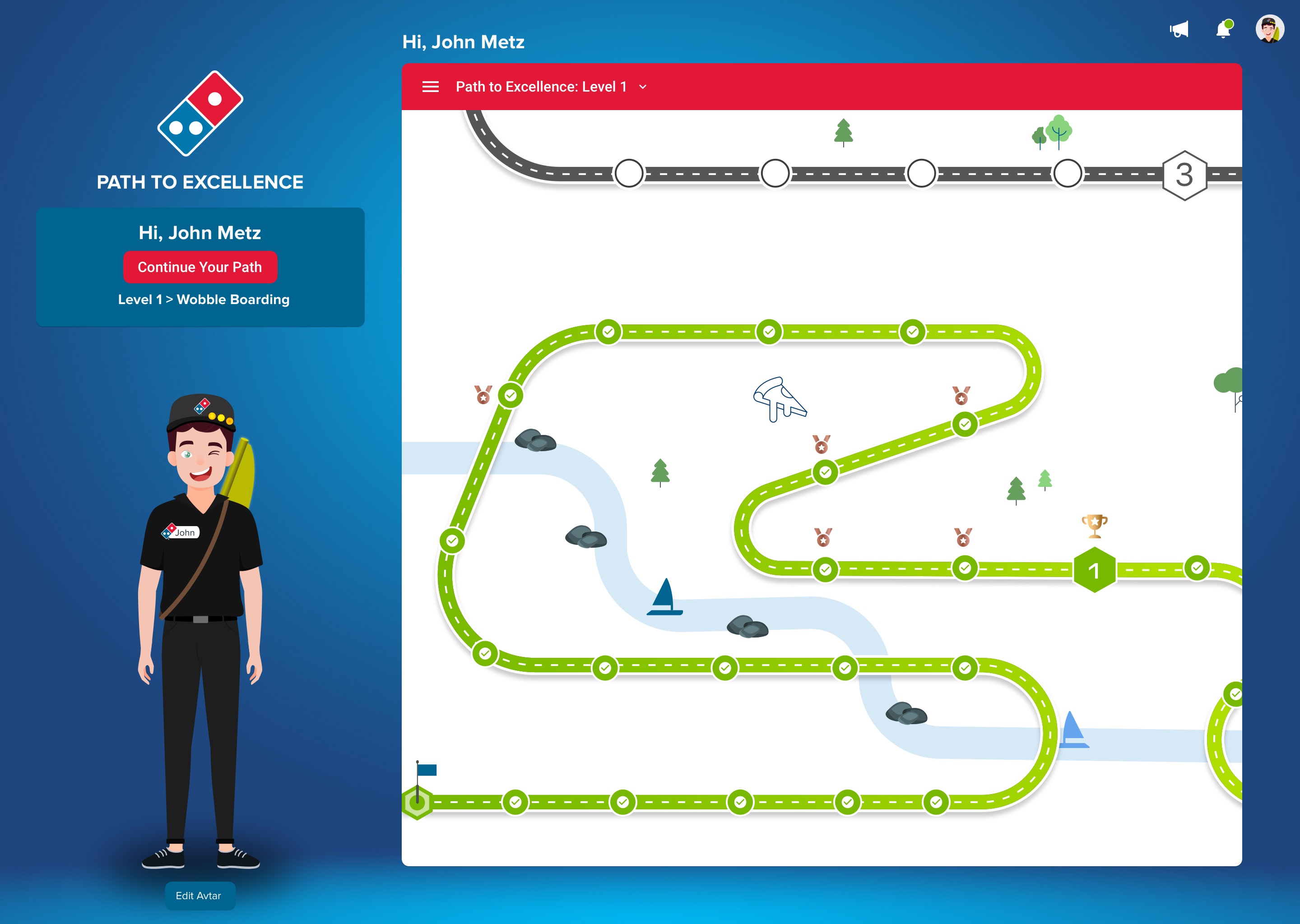 Domino's Australia Gamified Training — Default