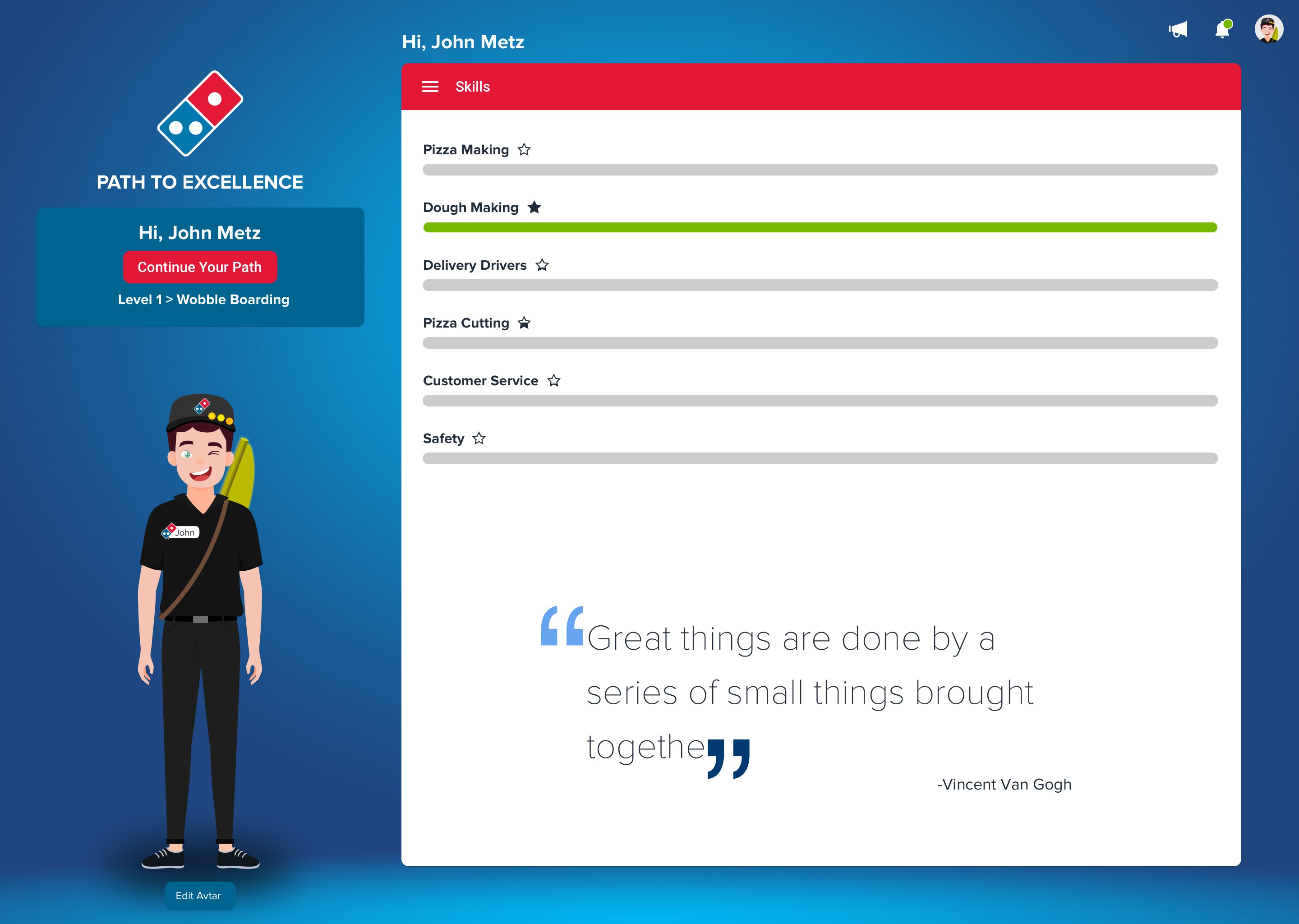 Domino's Australia Gamified Training — Many