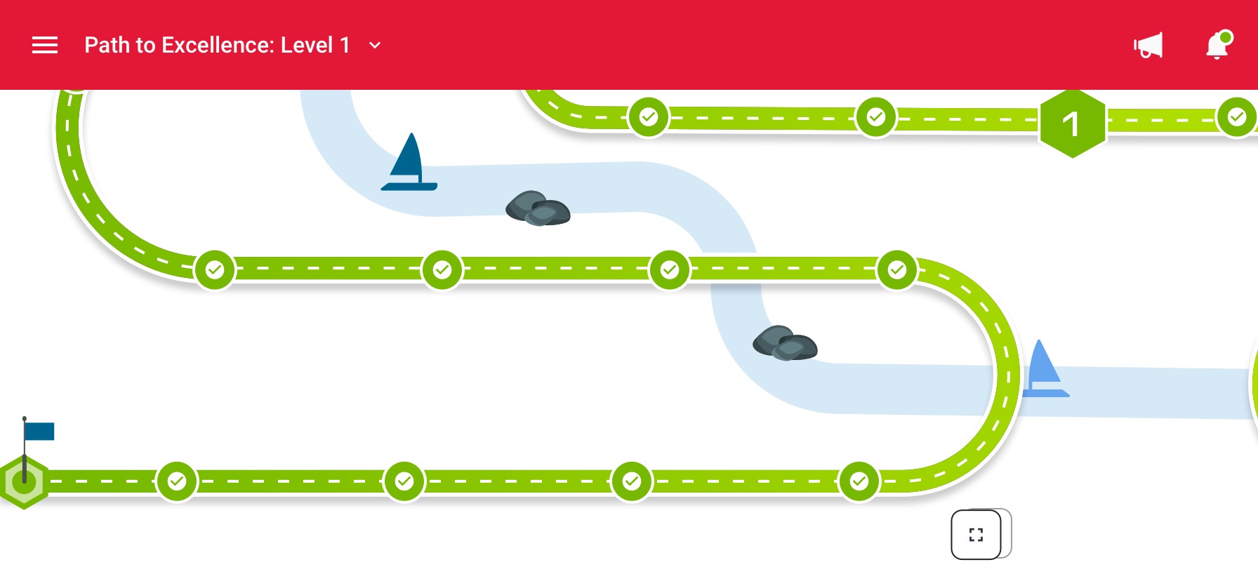 Domino's Australia Gamified Training — Map