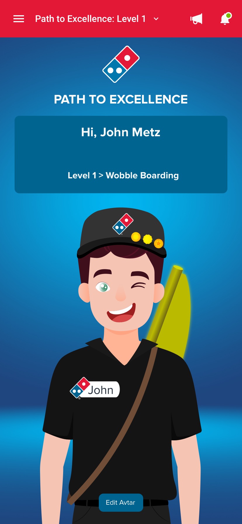 Domino's Australia Gamified Training — Home