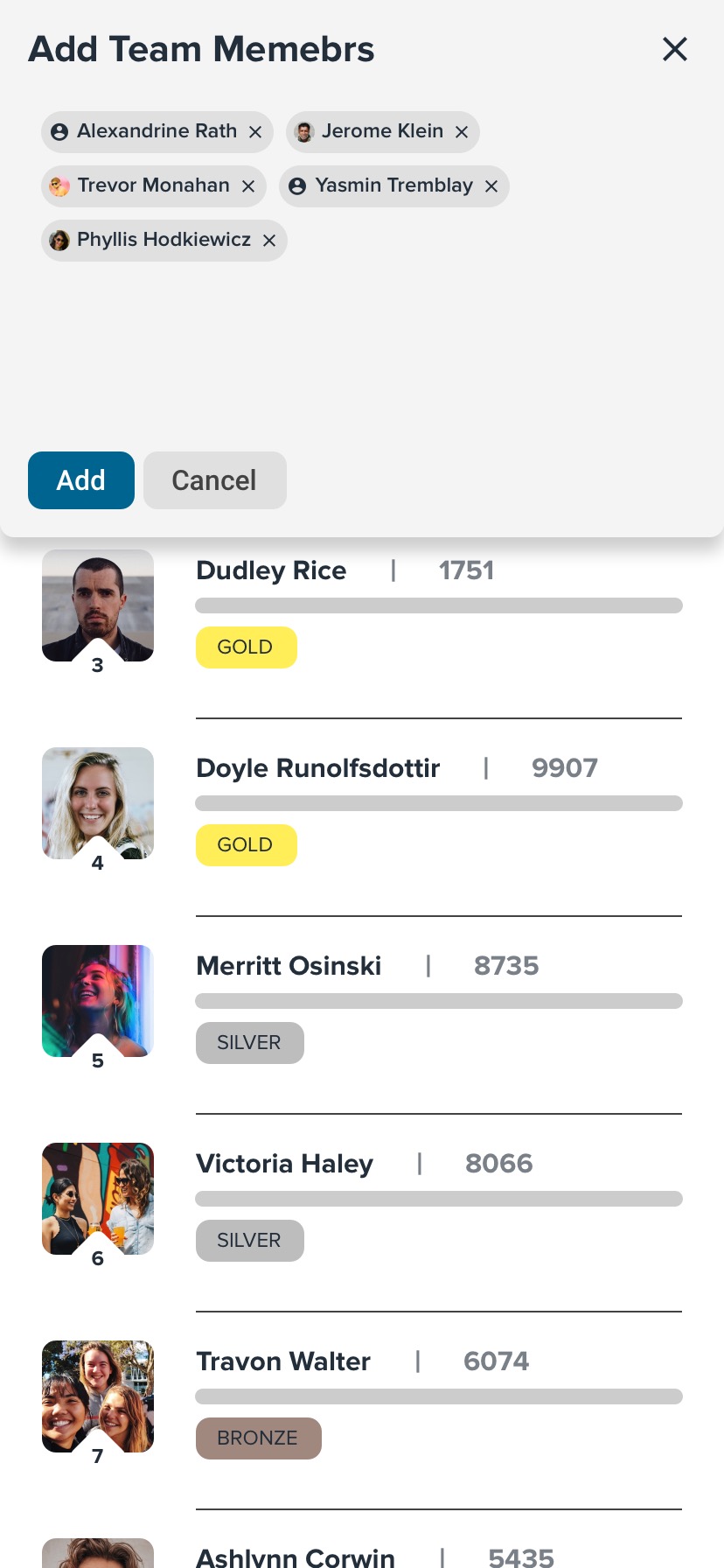 Domino's Australia Gamified Training — Leaders Add User