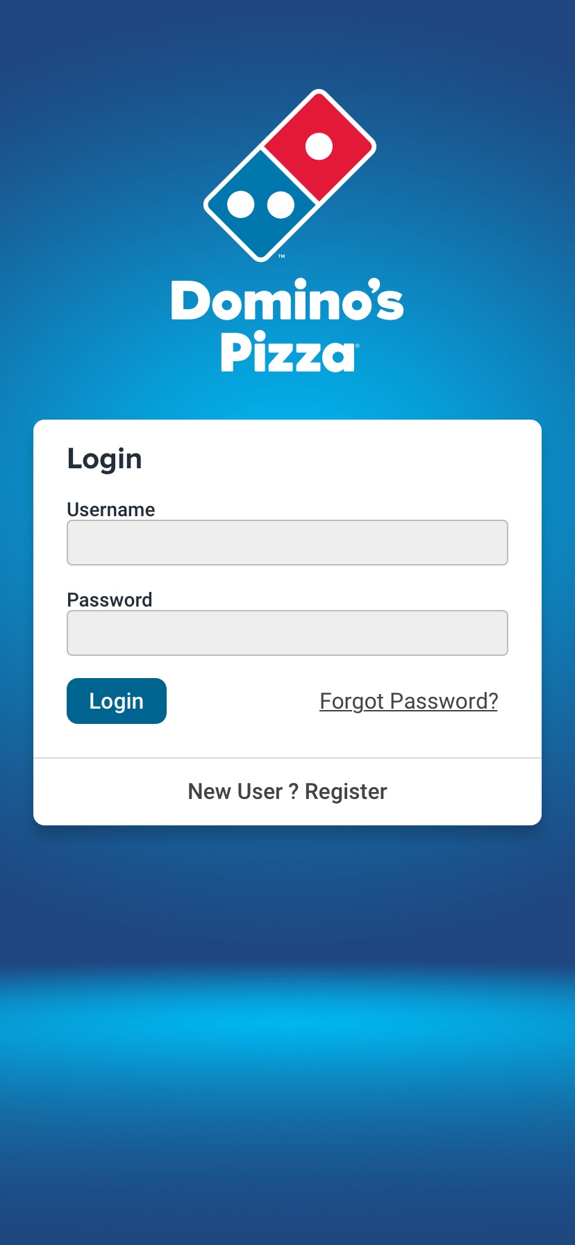 Domino's Australia Gamified Training — Login