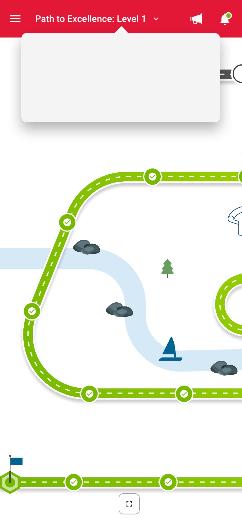 Domino's Australia Gamified Training — Map Menu