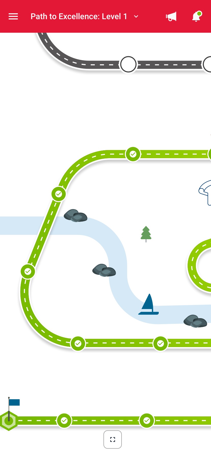 Domino's Australia Gamified Training — Map