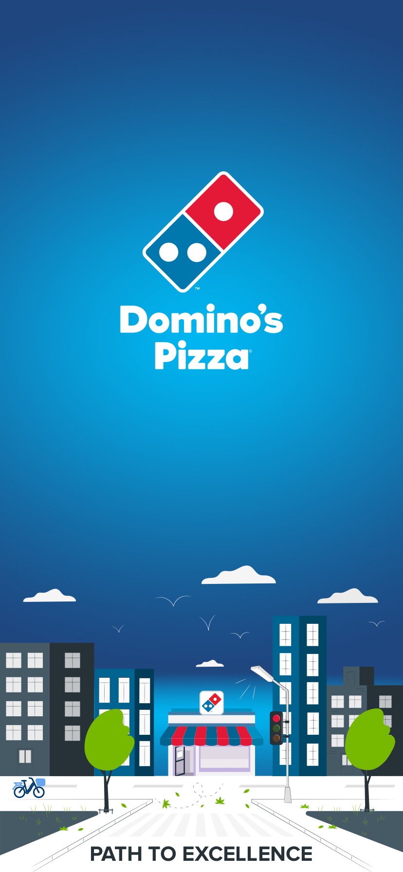 Domino's Australia Gamified Training — Splash Screen