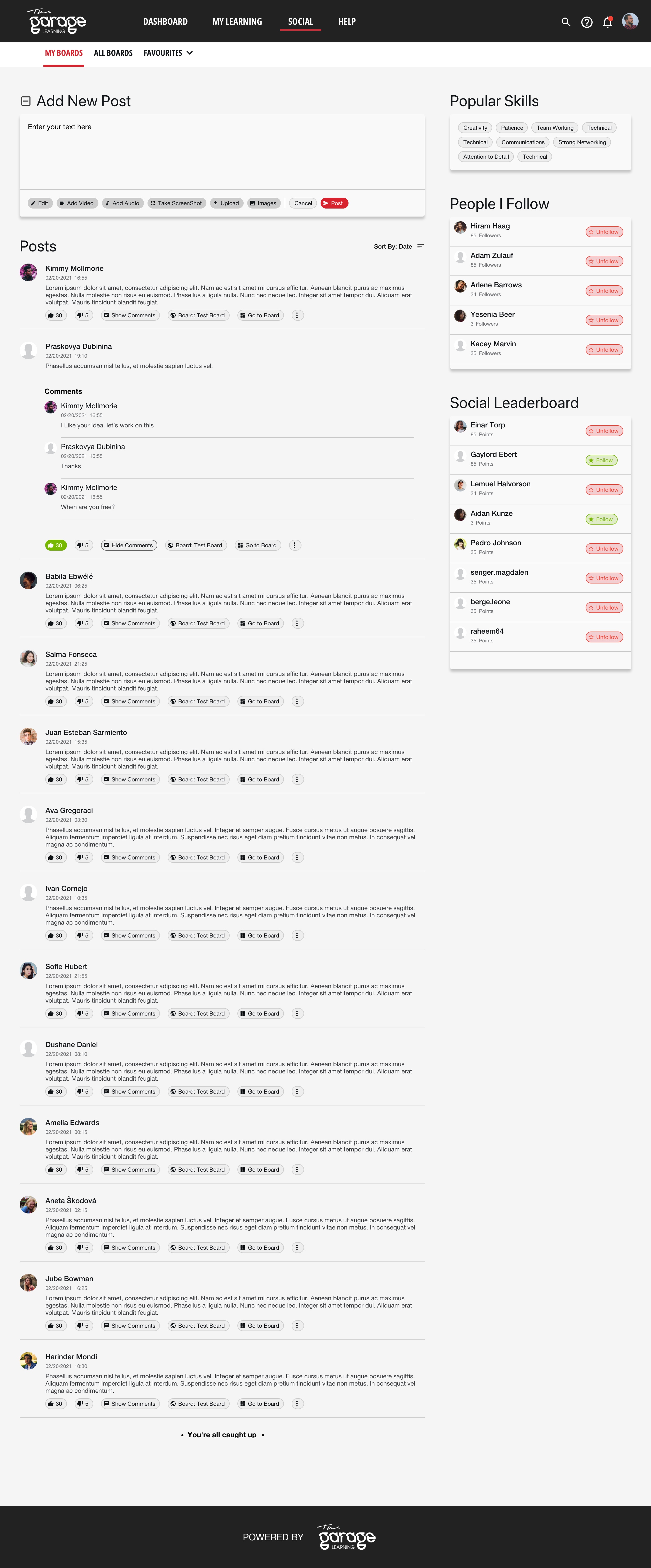 Garage Learning Creative Academy — Social