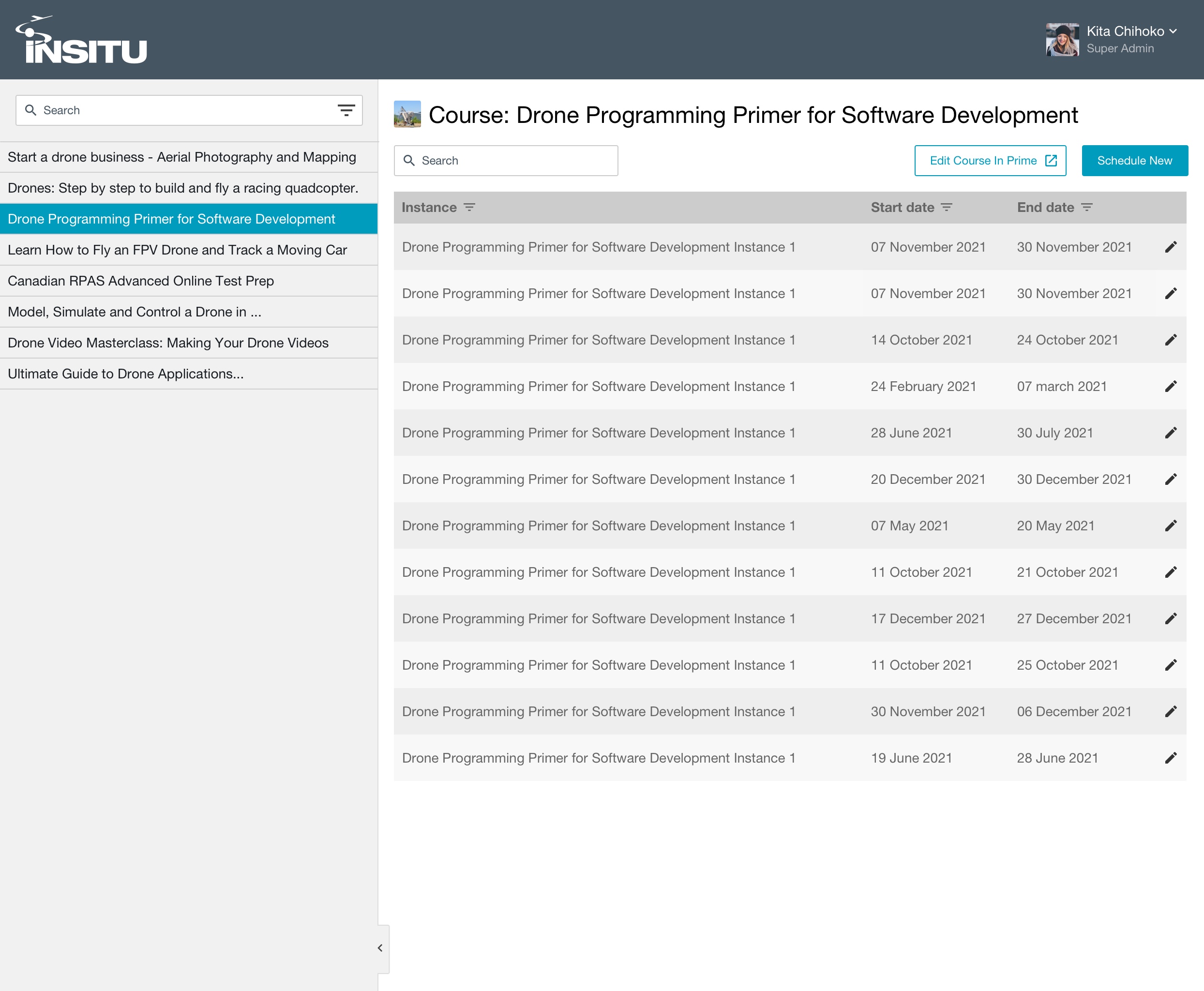 Insitu Aviation & Drone LMS — Option 3