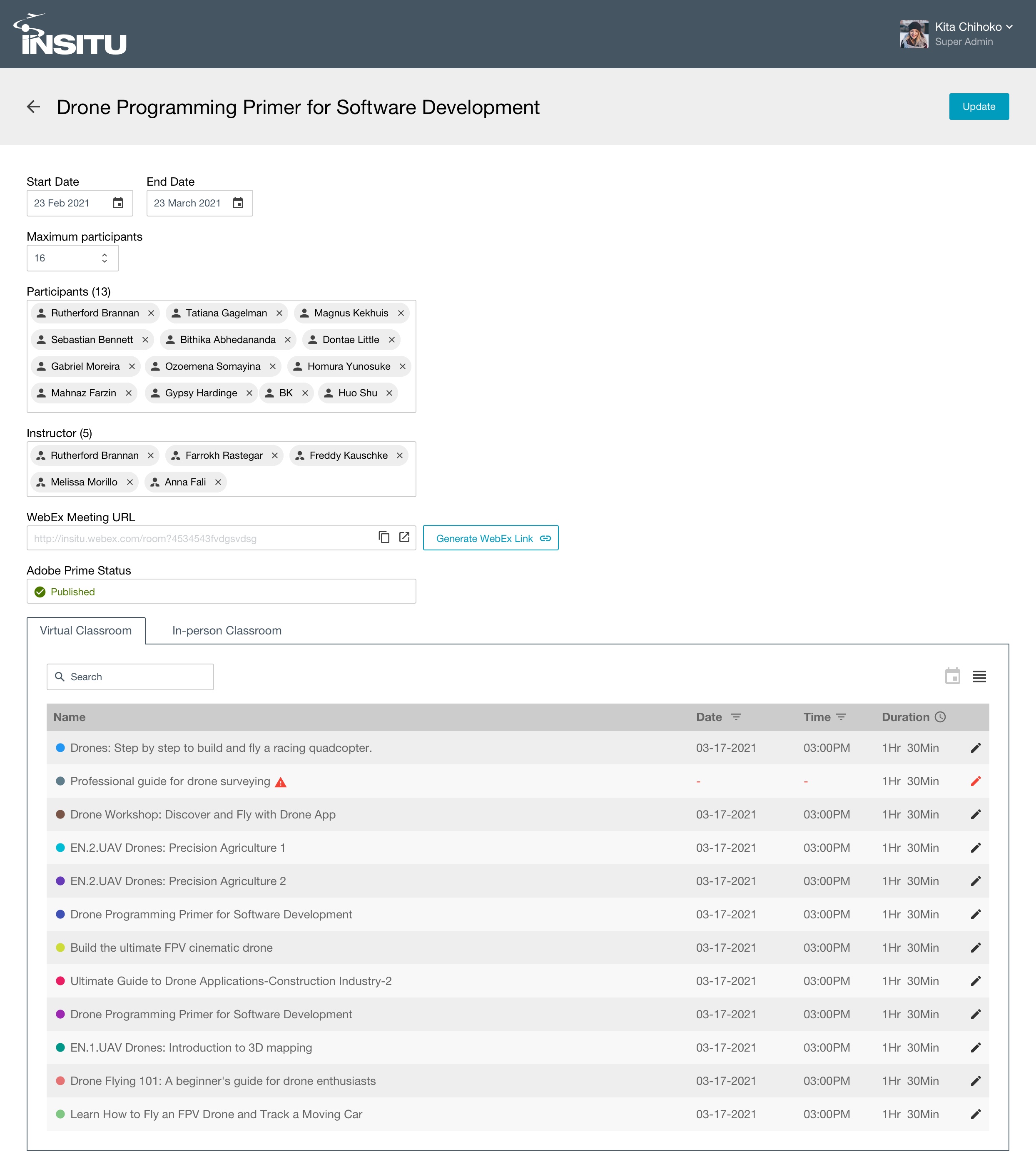 Insitu Aviation & Drone LMS — Published
