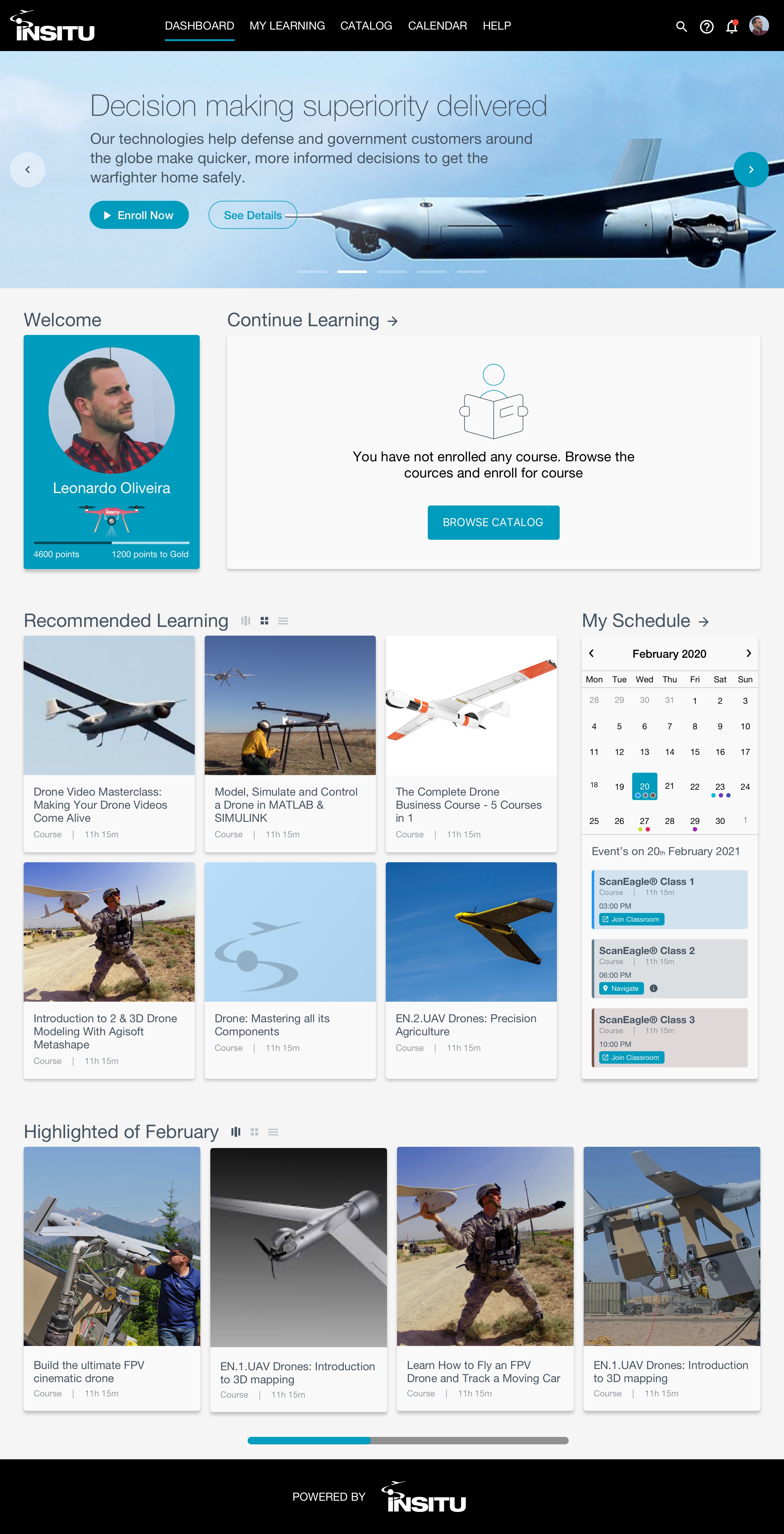 Insitu Aviation & Drone LMS — No Enroll