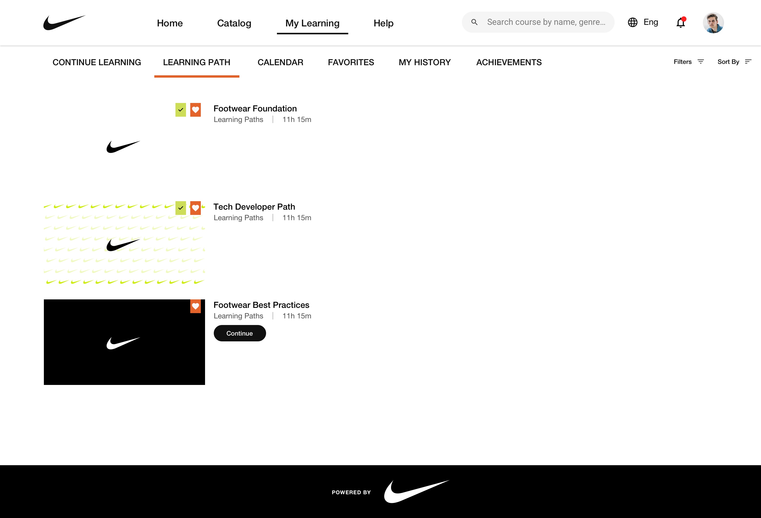 Nike Training & Learning Experience — Learning Path
