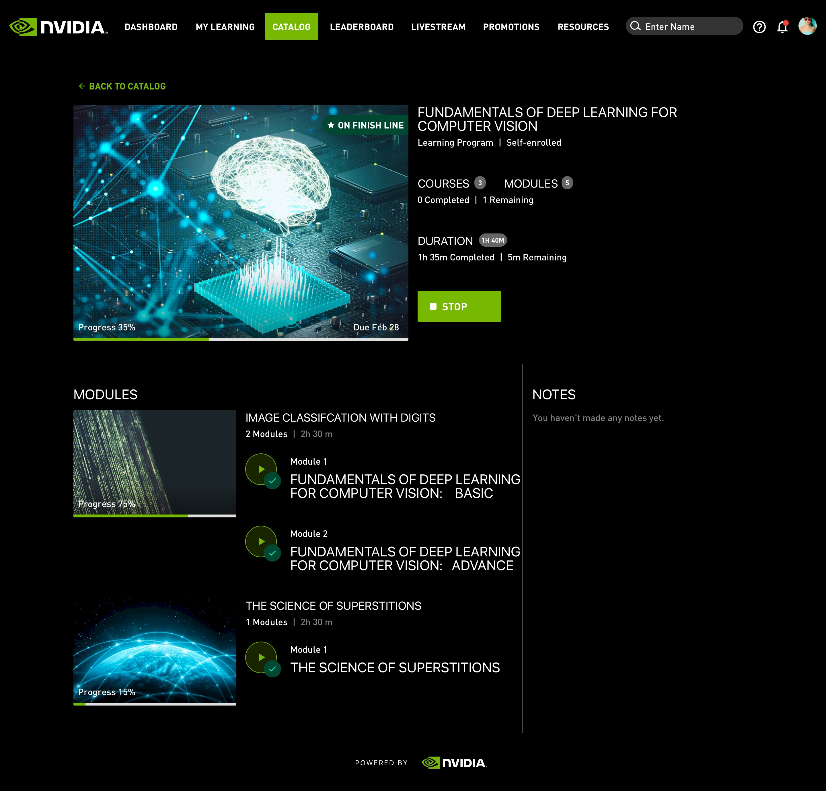 NVIDIA Livestream Learning & Gamification — Learning Program Details