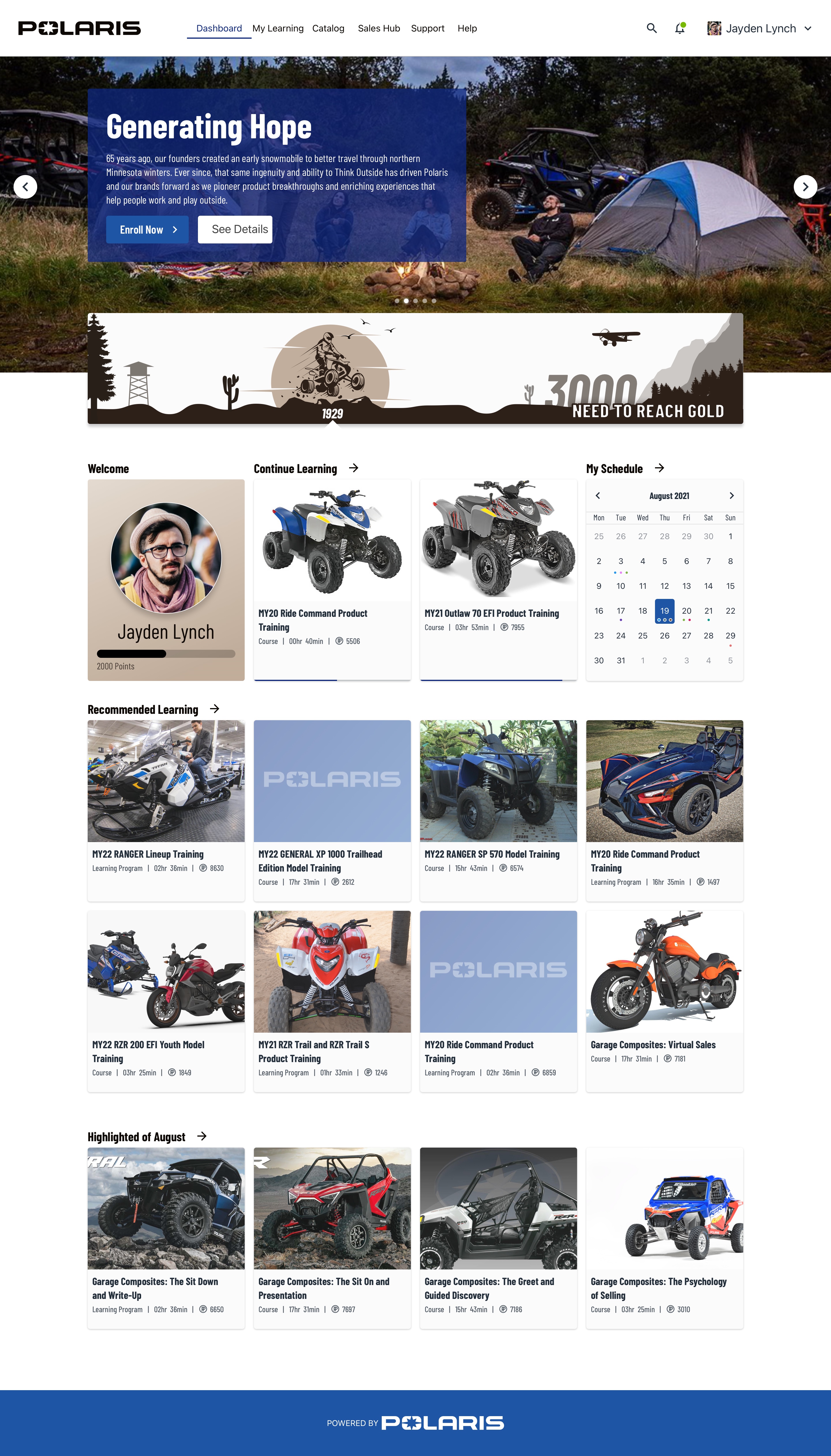 Polaris dealer LMS
