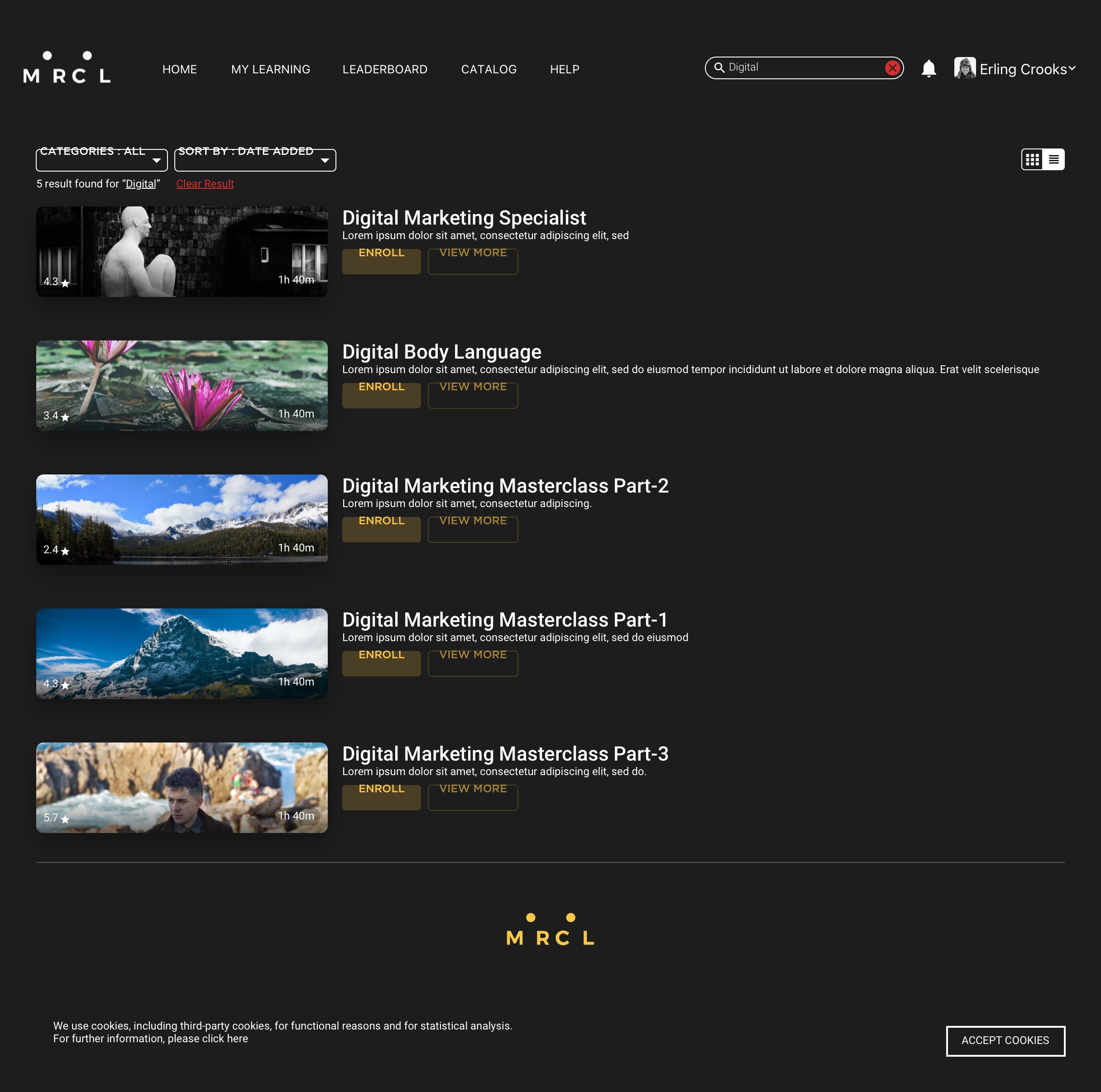 Publicis Groupe Talent Learning — CataLog List Copy