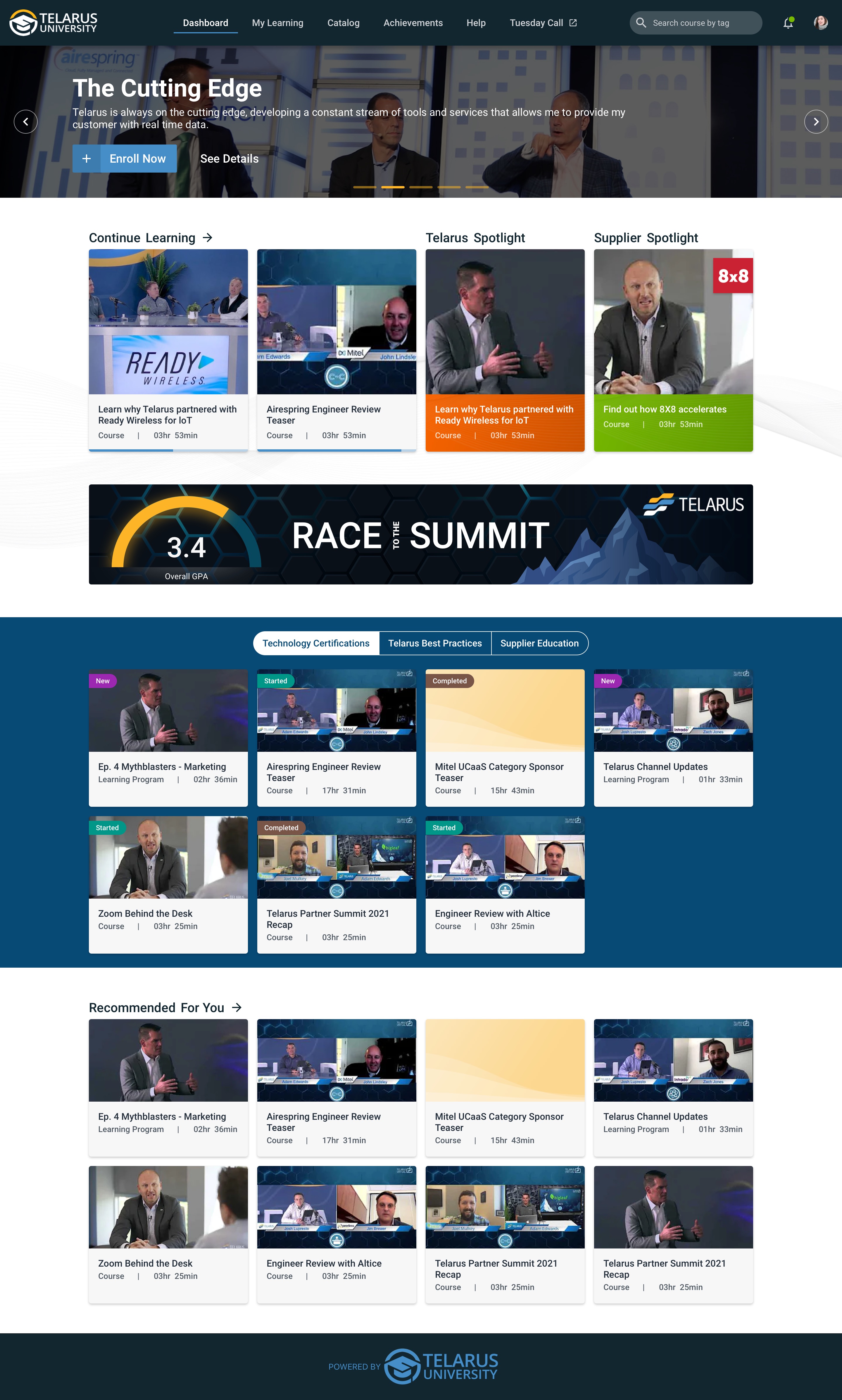 Telarus Telecom Partner LMS — 2