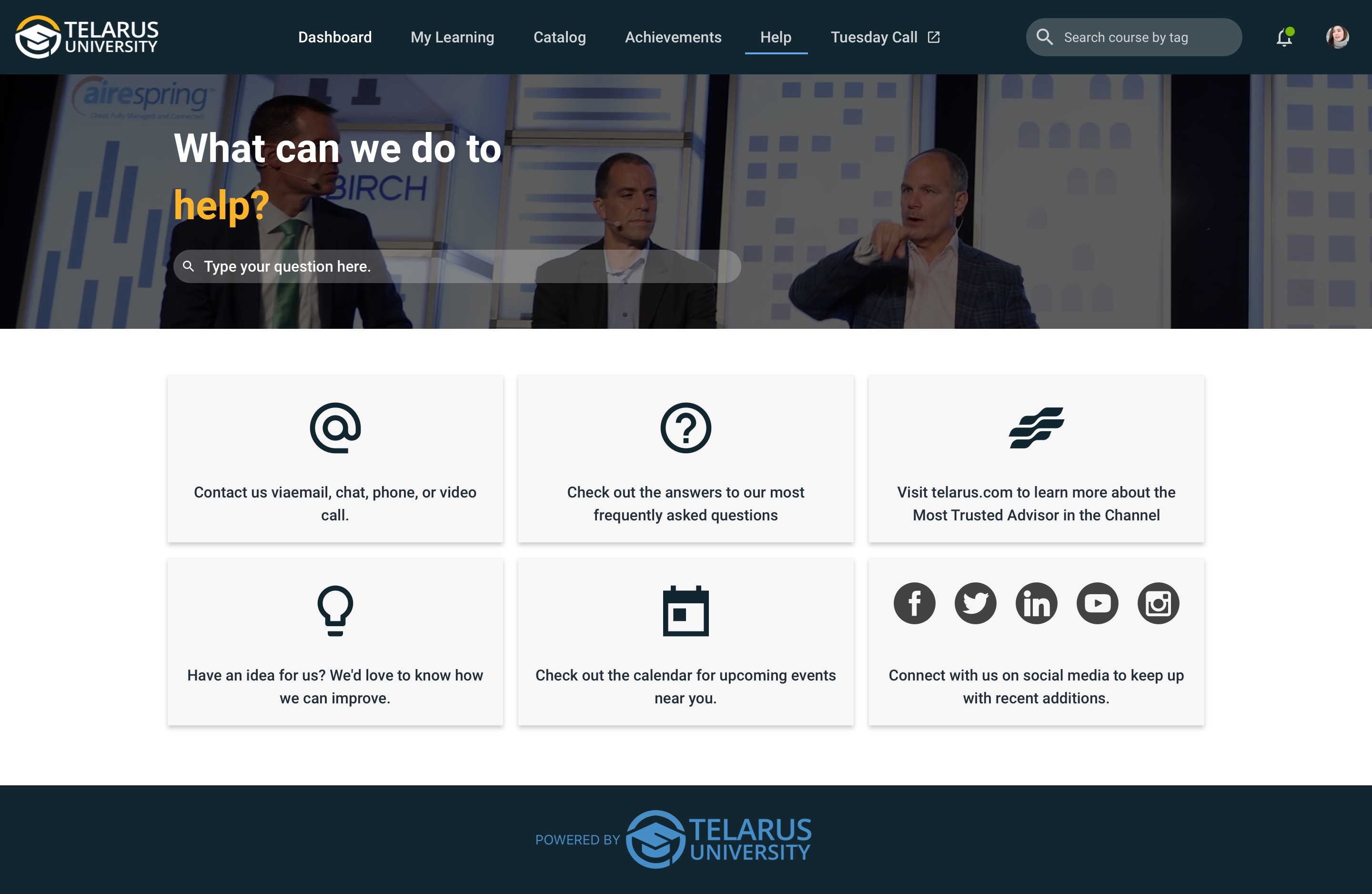 Telarus Telecom Partner LMS — Help