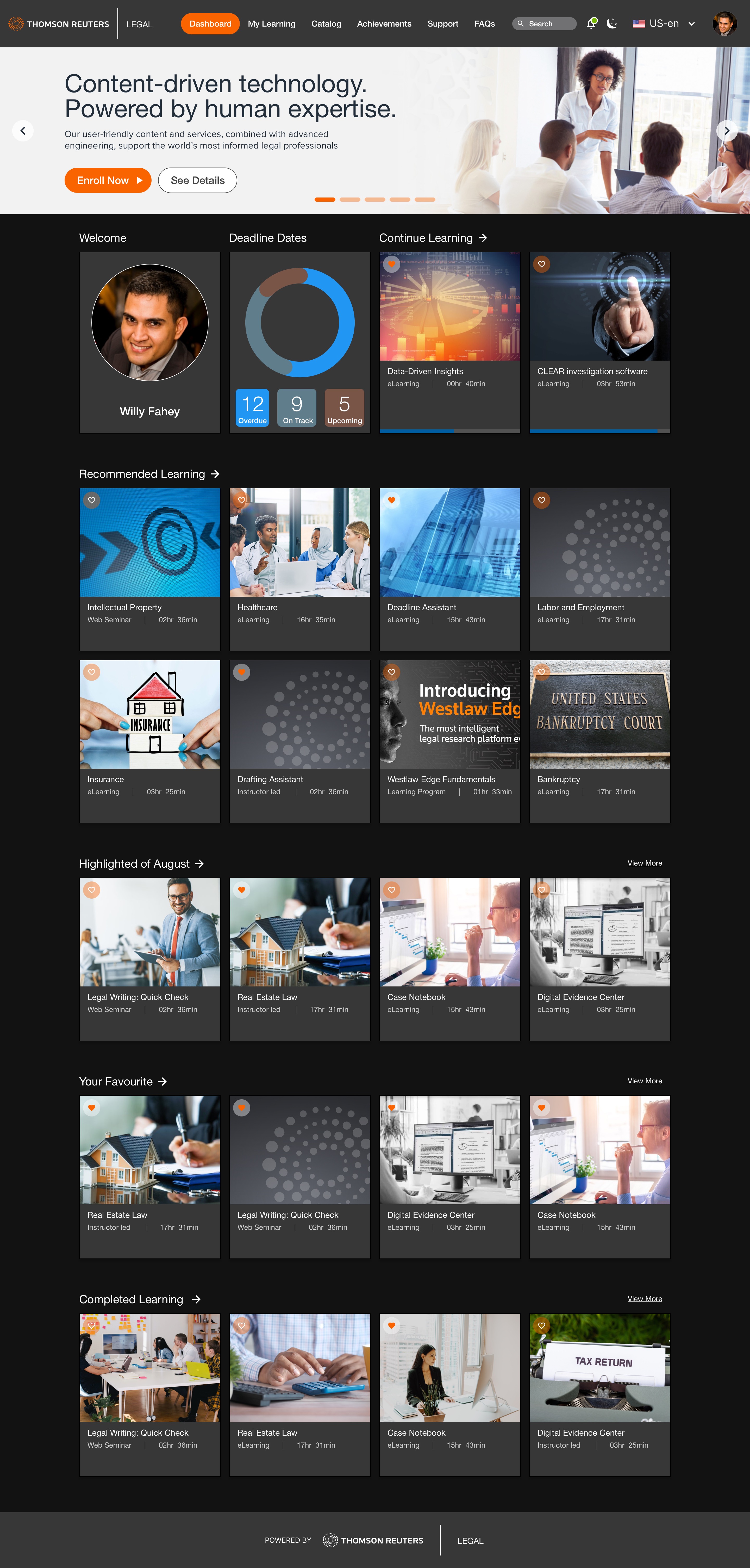 Thomson Reuters Knowledge & LMS — Theme 3