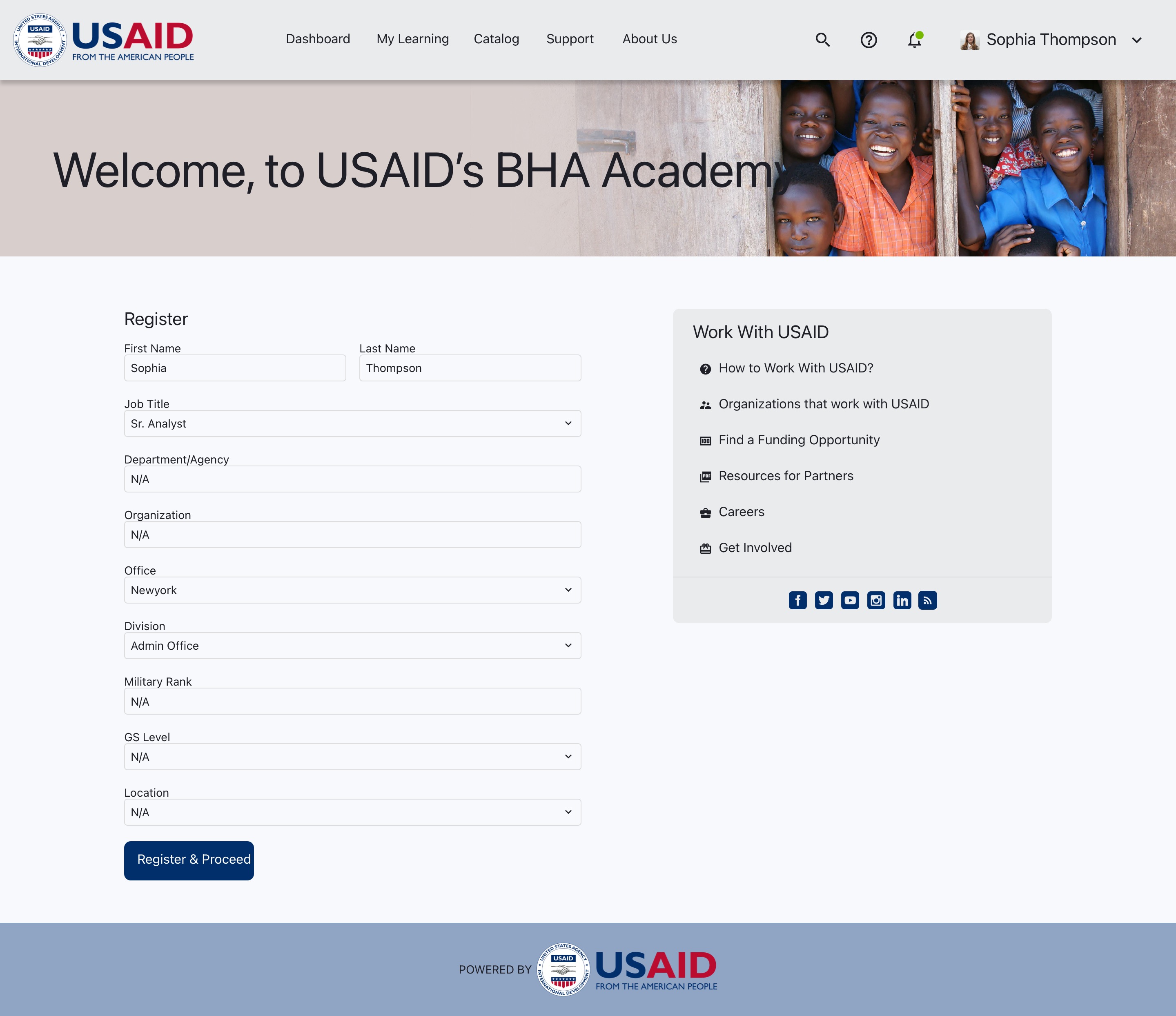 USAID Global Learning Portal — External Learners
