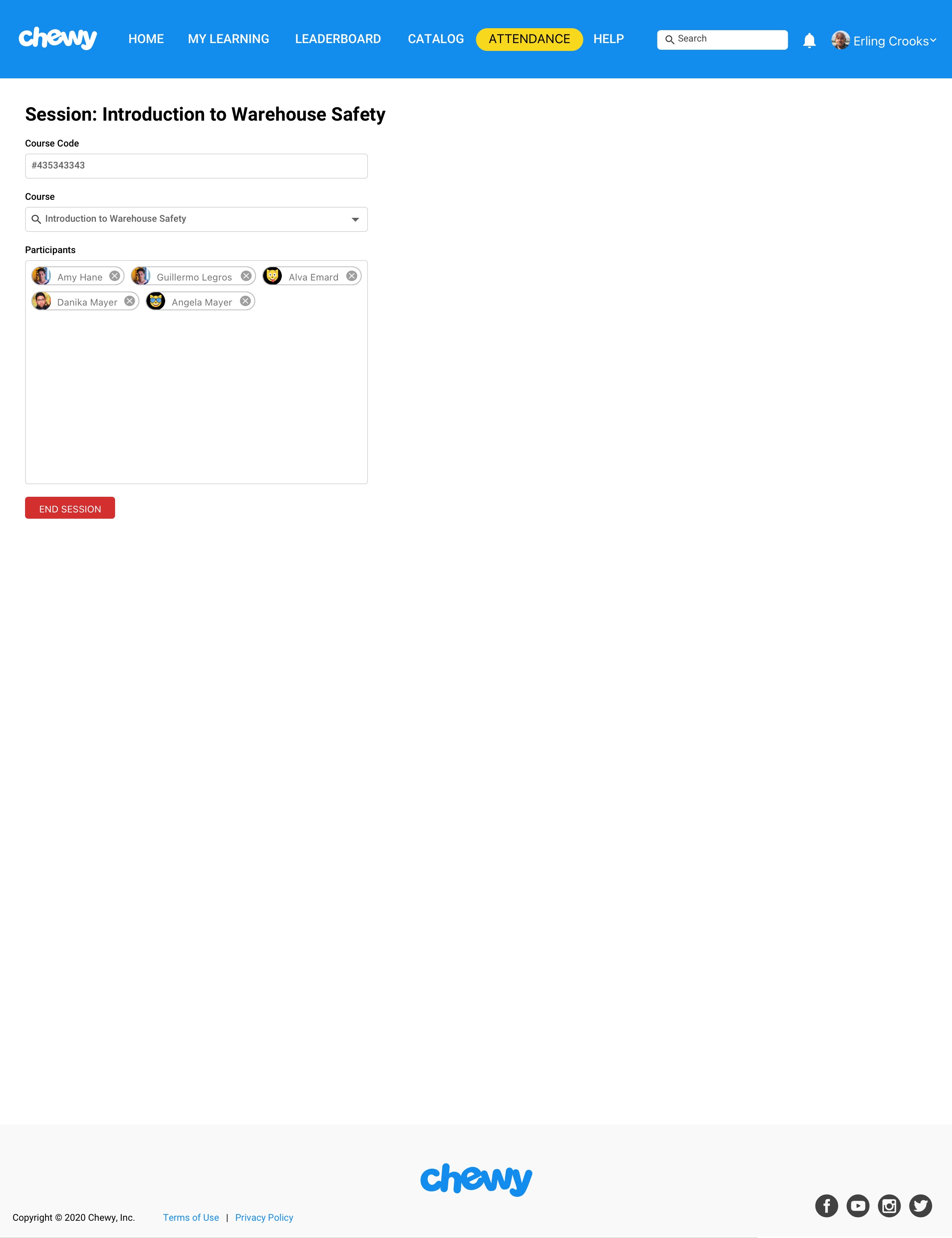 Chewy Customer Care LMS — CataLog List Copy