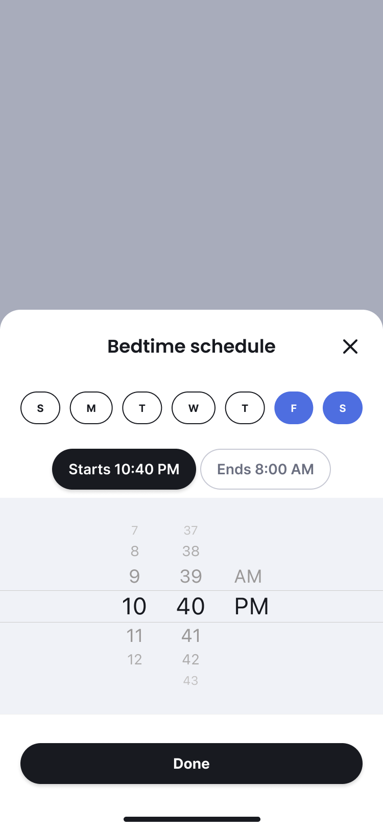 Family Bedtime Curfews