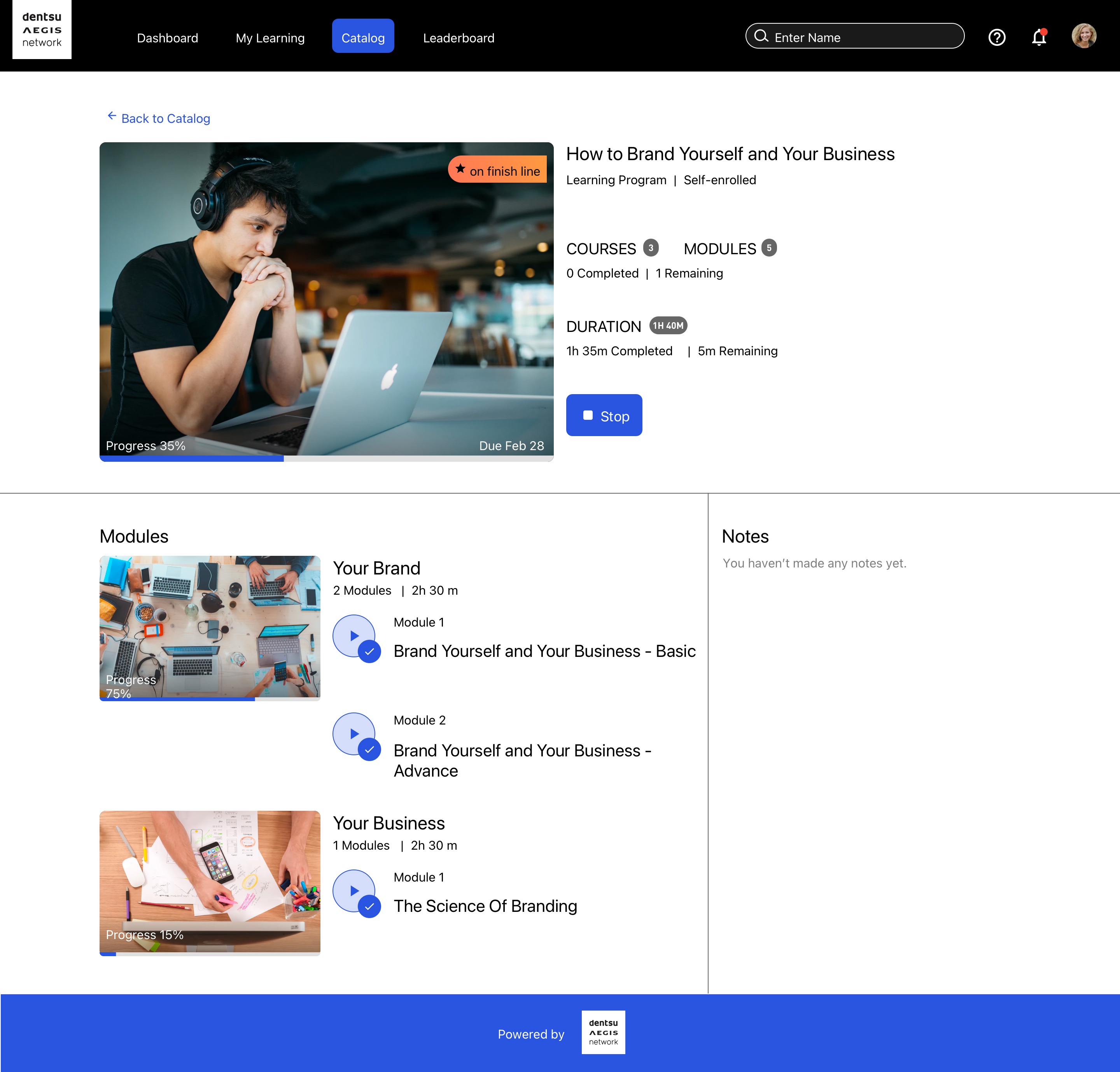 Dentsu Aegis Resource & Learning — Learning Program Details