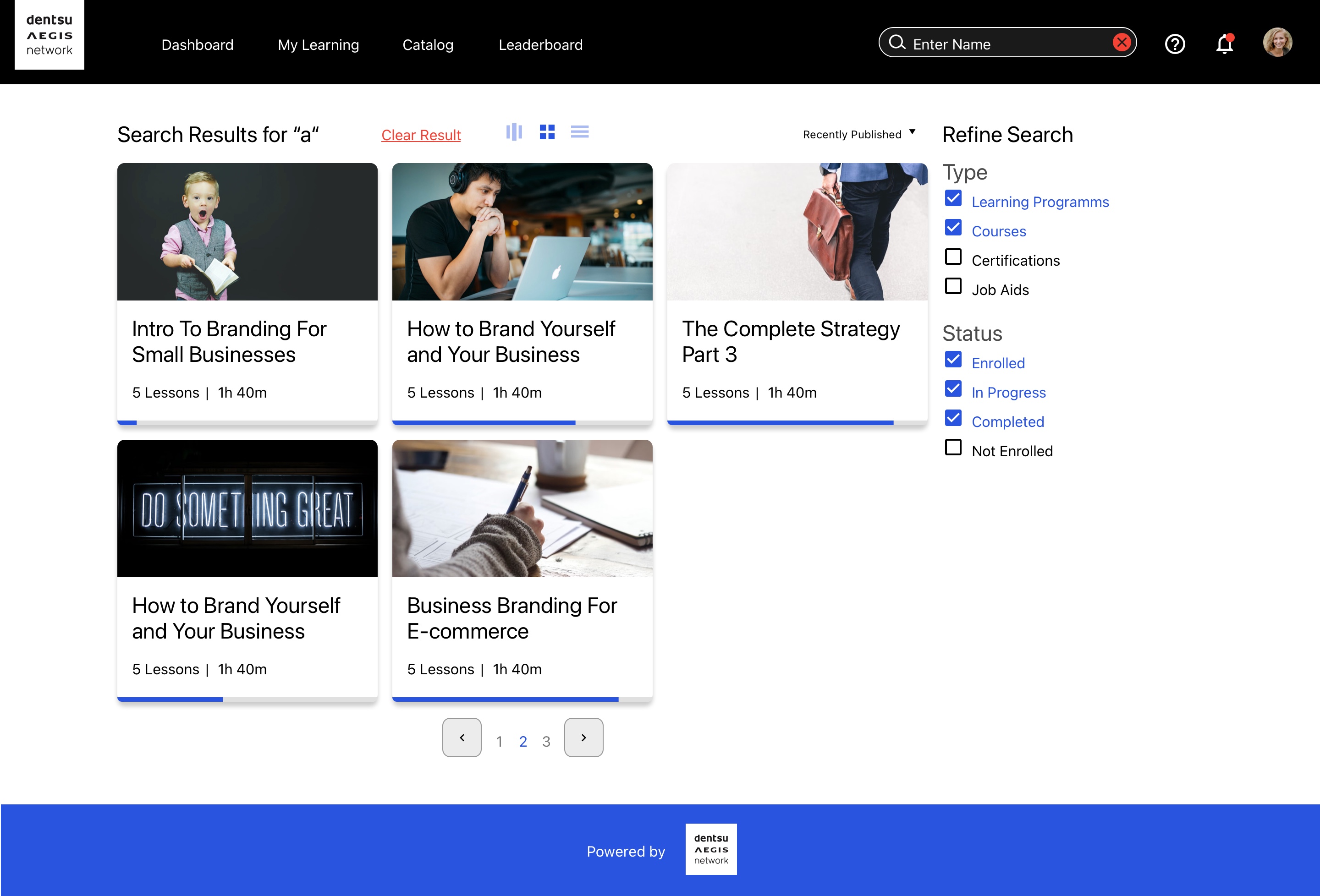 Dentsu Aegis Resource & Learning — Search